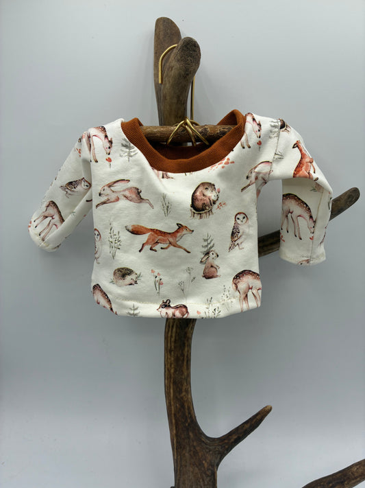Langarm-Shirt Waldtiere