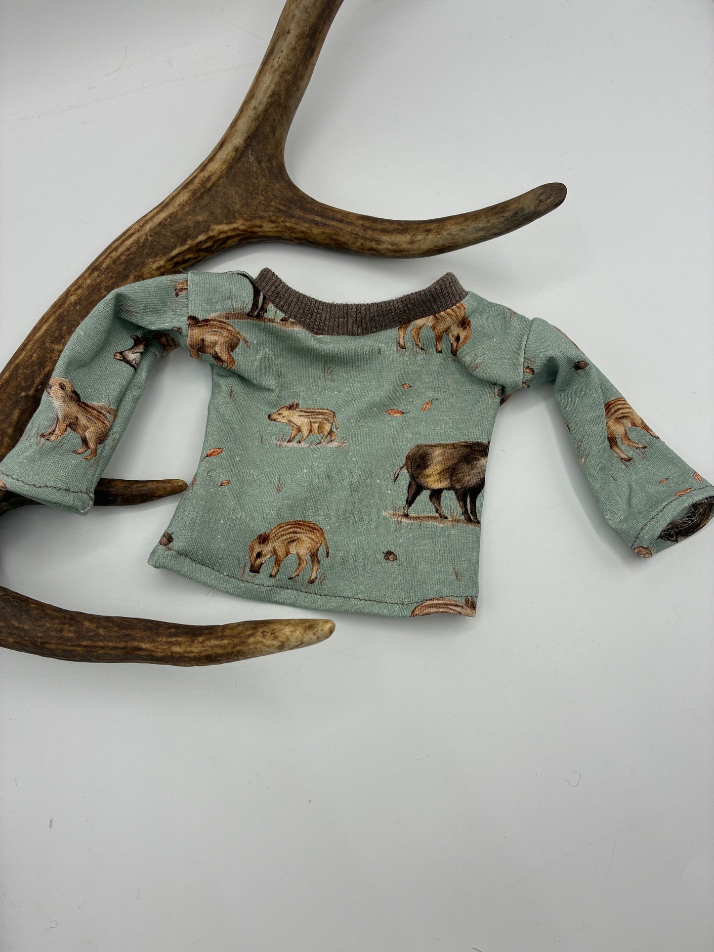 Langarm-Shirt Wildschweine