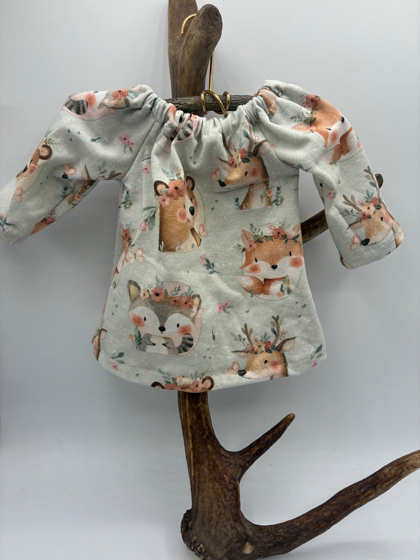 Langarmkleid Rehe